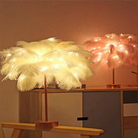 Feather Lamp Nordic